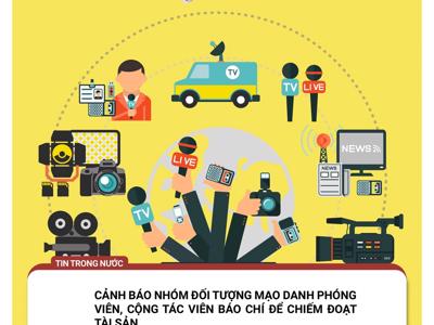 Giả danh phóng viên, cộng tác viên báo chí chiếm đoạt tài sản