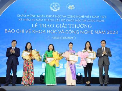 Vinh danh những tác giả, tác phẩm báo chí xuất sắc về khoa học công nghệ