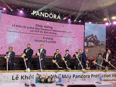 Pandora khởi công nhà máy 150 triệu USD tại Bình Dương