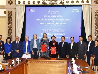 Trung tâm Chuyển đổi Số và RMIT hợp tác nâng cao năng lực số của TP.HCM