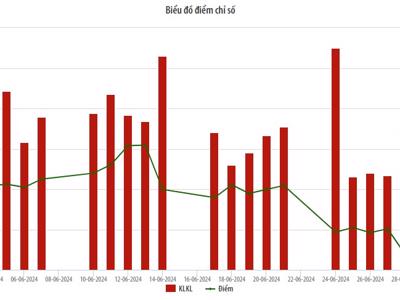 Tháng 6, thanh khoản trên HNX giảm mạnh, cổ phiếu SHS chiếm hơn 13% tổng giao dịch