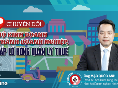 Chuyển đổi hộ kinh doanh thành doanh nghiệp, lấp lỗ hổng quản lý thuế