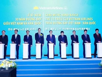 The 30th anniversary of Vietnam Airlines’ first direct flight to South Korea celebrated