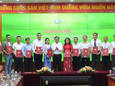 Kết nối, đưa sản phẩm khoa học công nghệ vào thực tiễn sản xuất nông nghiệp