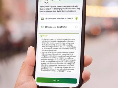 Vietcombank đã có hơn 3 triệu khách hàng cập nhật thông tin sinh trắc học thành công 