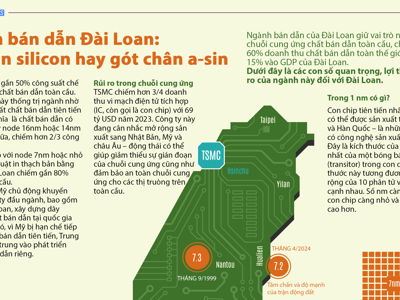 Ngành bán dẫn Đài Loan: Lá chắn silicon hay gót A-sin?