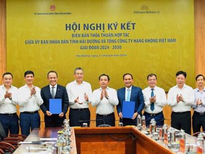 Vietnam Airlines and Hai Duong sign cooperation agreement