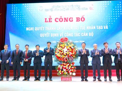 Trường đại học đầu tiên ở Việt Nam lập Khoa Trí tuệ nhân tạo