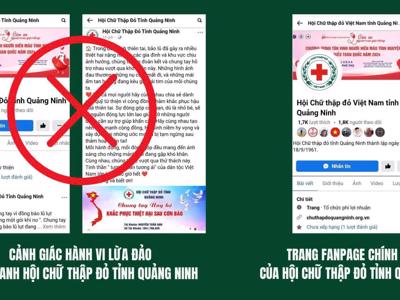 Cảnh báo tình trạng Fanpage mạo danh lừa đảo kêu gọi quyên góp ủng hộ người dân vùng bão