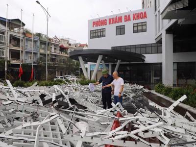 Khẩn trương khắc phục hậu quả, sớm triển khai hoạt động tại các cơ sở y tế bị thiệt hại do bão số 3