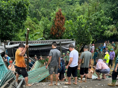 Mưa lũ gây thiệt hại nặng tại huyện Bắc Quang, tỉnh Hà Giang