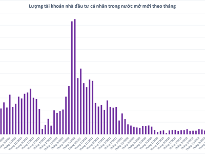 Thêm gần 160.000 tài khoản chứng khoán được mở mới trong tháng 9 