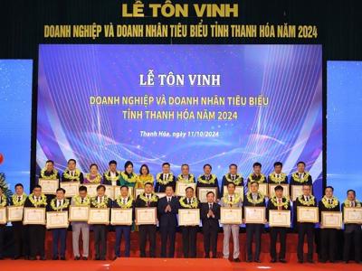 Thanh Hoá tôn vinh 88 doanh nghiệp, doanh nhân tiêu biểu 