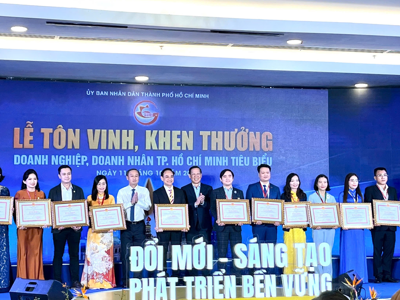 TP. Hồ Chí Minh tôn vinh gần 200 doanh nhân, doanh nghiệp tiêu biểu năm 2024