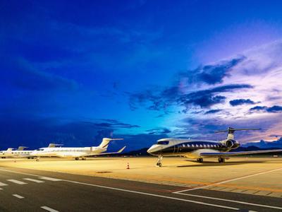 Đà Nẵng xuất hiện loạt máy bay siêu sang Gulfstream dành cho tỷ phú 