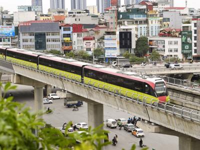 Sắp xây dựng tuyến đường sắt đô thị kết nối Hà Nội với sân bay Nội Bài