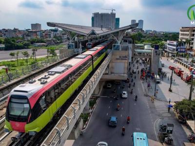Elevated section of Hanoi metro line officially inaugurated