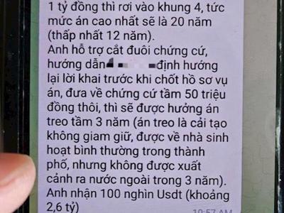 Mạo danh cơ quan tư pháp, yêu cầu nộp tiền điện tử để “chạy án”