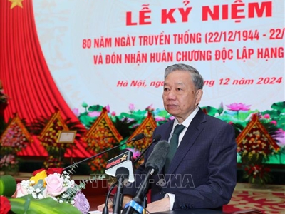Phát biểu của Tổng Bí thư Tô Lâm tại Lễ kỷ niệm 80 năm Ngày truyền thống Tổng cục Chính trị Quân đội nhân dân Việt Nam
