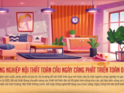 Công nghiệp nội thất toàn cầu ngày càng phát triển toàn diện