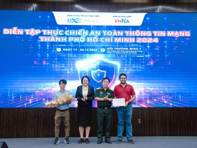 Trao chứng nhận diễn tập thực chiến an toàn thông tin mạng năm 2024