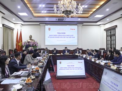 Hoàn thiện chính sách, pháp luật về doanh nghiệp dân tộc