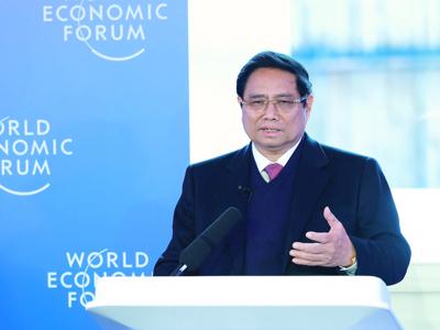 Thủ tướng chia sẻ giải pháp giải phóng tiềm năng tăng trưởng quốc gia tại WEF Davos 2025