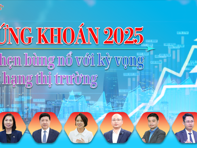 Chứng khoán 2025: Hứa hẹn bùng nổ với kỳ vọng nâng hạng thị trường 