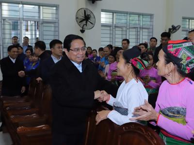 Thủ tướng Phạm Minh Chính chúc Tết tại Thanh Hóa