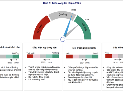 Khả năng vay và trả nợ của các doanh nghiệp ổn định trong năm 2025, song rủi ro vẫn còn ở nhóm bất động sản