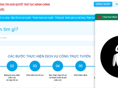 Chatbot AI sẽ đóng vai trò như một "cán bộ số" trong dịch vụ công trực tuyến