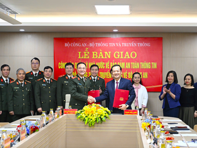Chuyển nhiệm vụ bảo đảm an toàn thông tin mạng từ Bộ Thông tin và Truyền thông về Bộ Công an