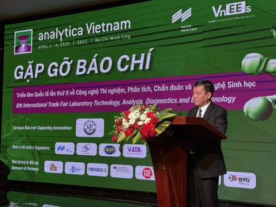 Hơn 300 gian hàng công nghệ, thí nghiệm tại triển lãm analytica Vietnam 2025
