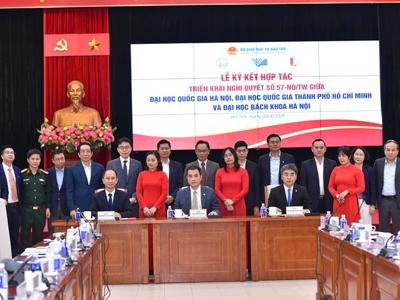Ba trường đại học ký kết hợp tác về công nghệ và đổi mới sáng tạo