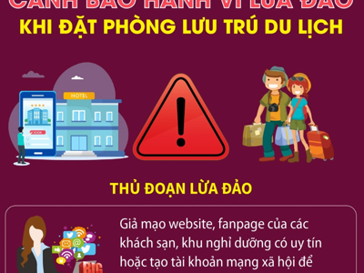 Cảnh báo tình trạng mạo danh khách sạn, khu du lịch để lừa đảo