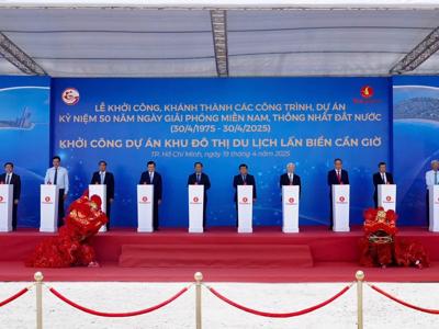 Khởi công dự án Khu đô thị lấn biển Cần Giờ với quy mô 2.870 ha