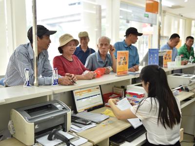 Cơ bản hoàn thành chi trả lương hưu tháng 5 cho người hưởng