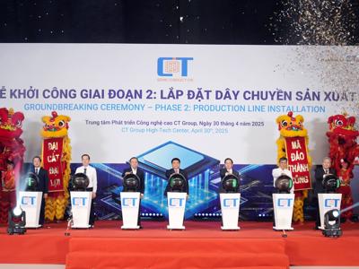 Khởi công nhà máy chip bán dẫn đầu tiên do người Việt làm chủ công nghệ