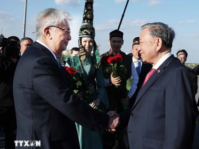 Tổng Bí thư Tô Lâm bắt đầu thăm cấp Nhà nước Cộng hòa Kazakhstan