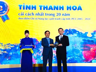 Thanh Hóa lọt top 3 địa phương cải cách nhất sau 20 năm đánh giá PCI