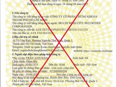 HOSE tiếp tục bị giả mạo trên một số ứng dụng mạng xã hội