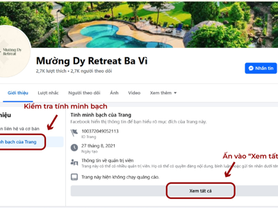 Nhận diện fanpage lừa đảo để cảnh giác với “đặt phòng 5 sao”