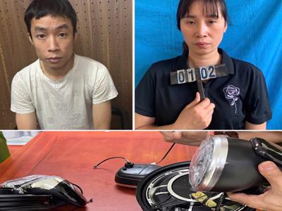 Triệt phá hai đường dây buôn lậu quy mô lớn phụ tùng xe điện và bình ắc quy