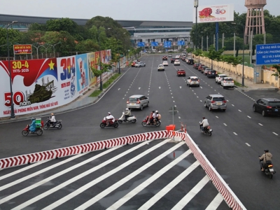 Phân luồng lại cho hợp lý, giảm xung đột giao thông trước nhà ga T3 sân bay Tân Sơn Nhất