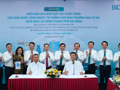 Đà Nẵng và BIDV ký kết hợp tác phát triển khu thương mại tự do