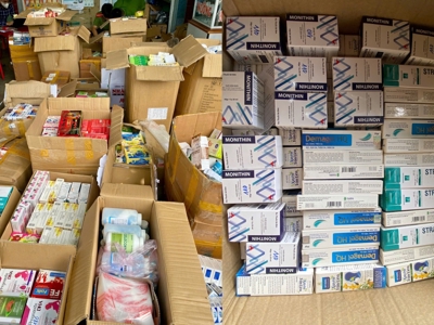 Quảng Bình : Phát hiện tại hai quầy thuốc “chui” hơn 5.000 sản phẩm không rõ nguồn gốc