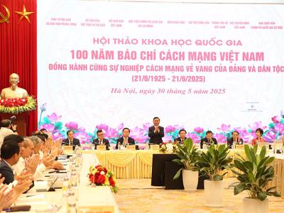 100 năm Báo chí cách mạng Việt Nam đồng hành cùng sự nghiệp vẻ vang của Đảng và dân tộc