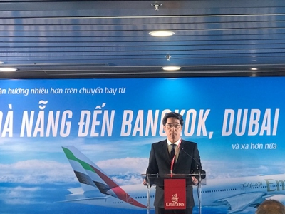 Hãng hàng không Emirates chính thức khai trương đường bay mới đến Đà Nẵng