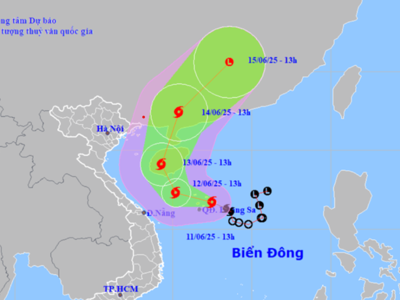 Bão số 1 không đổ bộ đất liền nhưng sẽ gây mưa lớn
