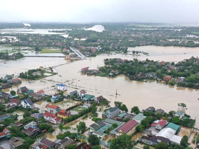 Bão số 1 gây mưa kỷ lục tại miền Trung: Hơn 22.000ha lúa, hoa màu ngập sâu